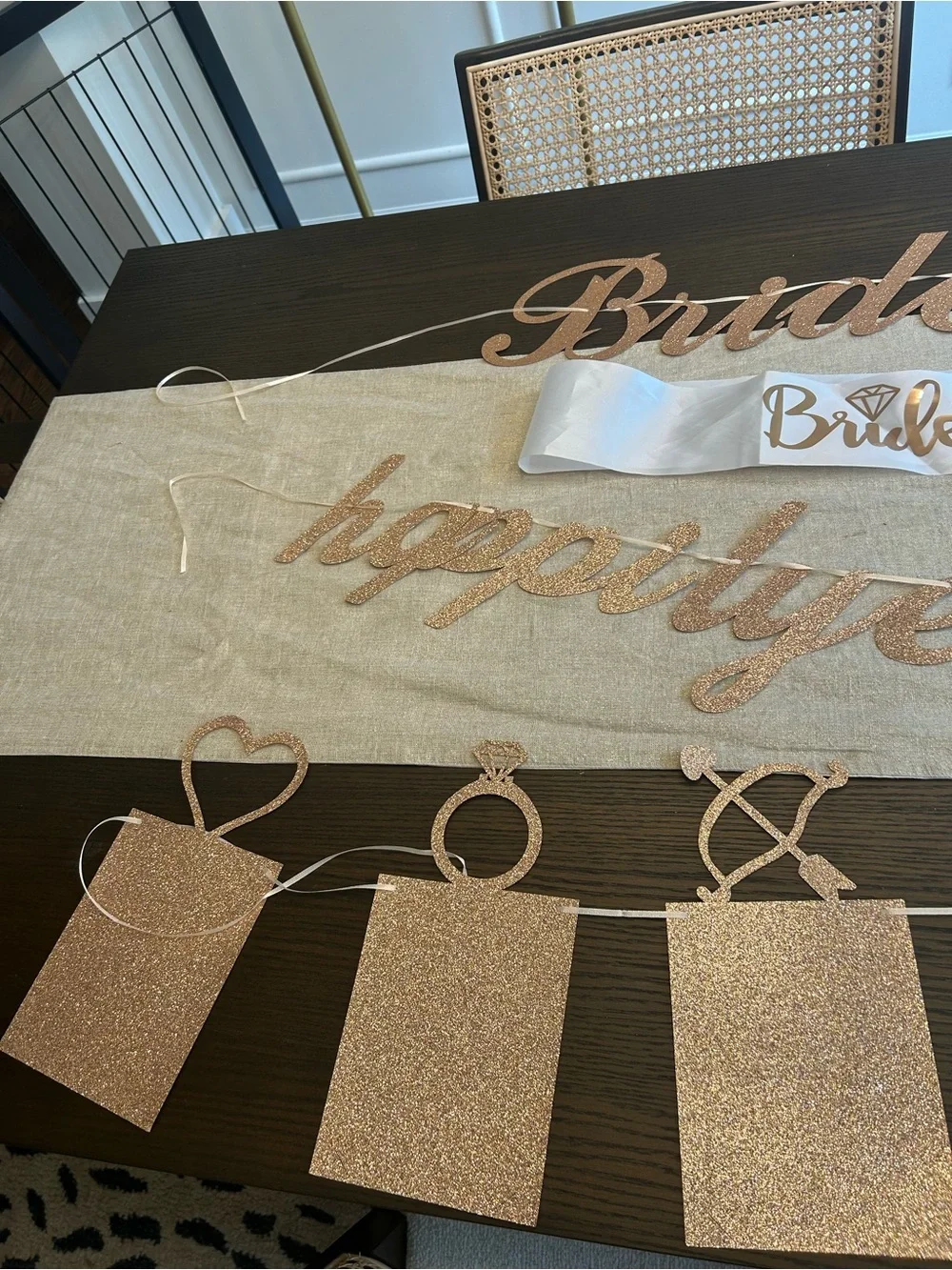 Rose Gold Bride to Be & Bridal Shower Décor Bundle